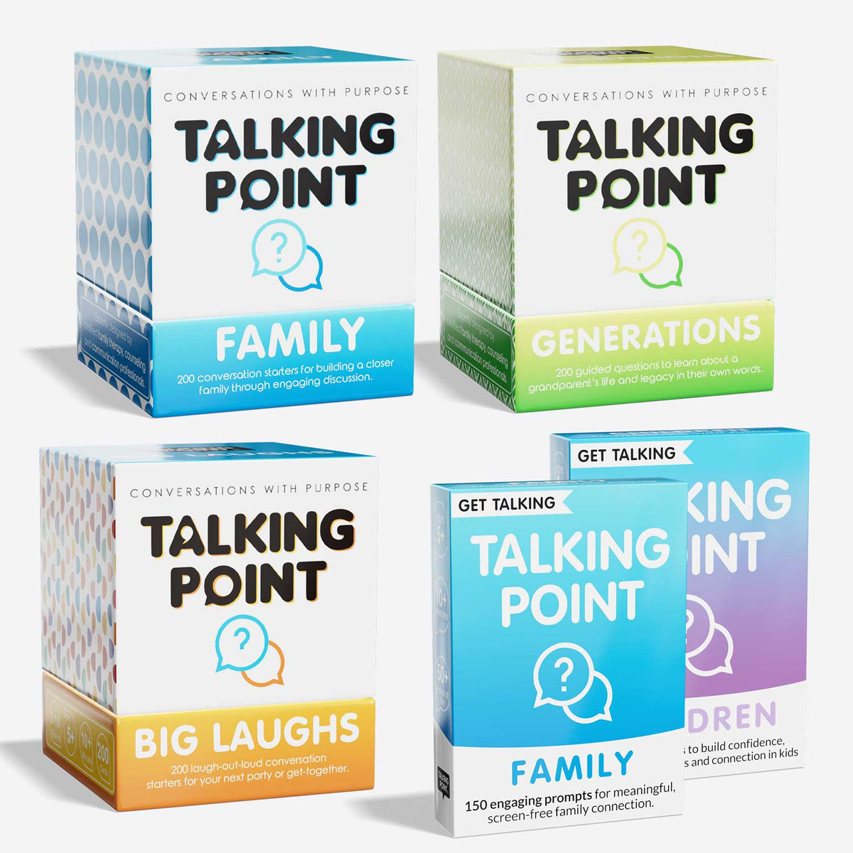 the one for grandparents conversation cards bundle, talking point cards