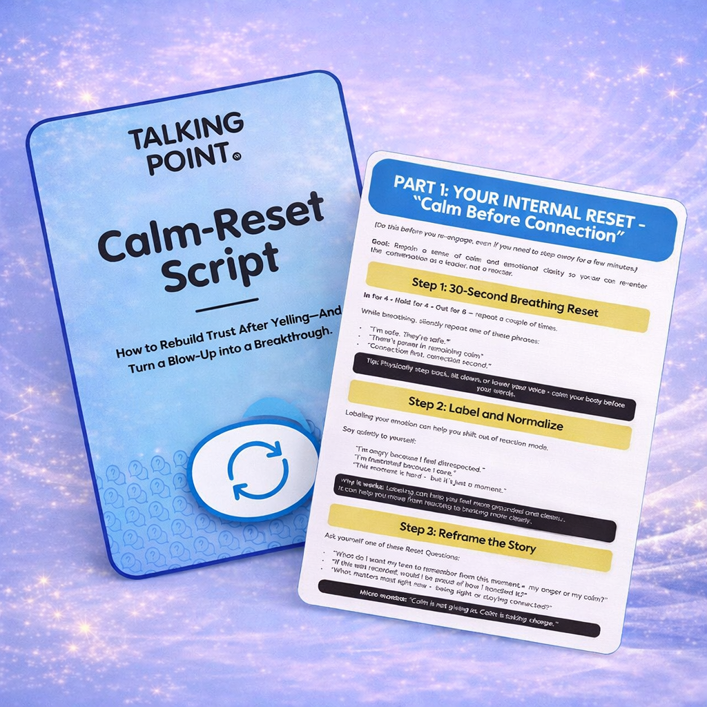 Calm &amp; Conflict-Proof Teen Parenting Toolkit