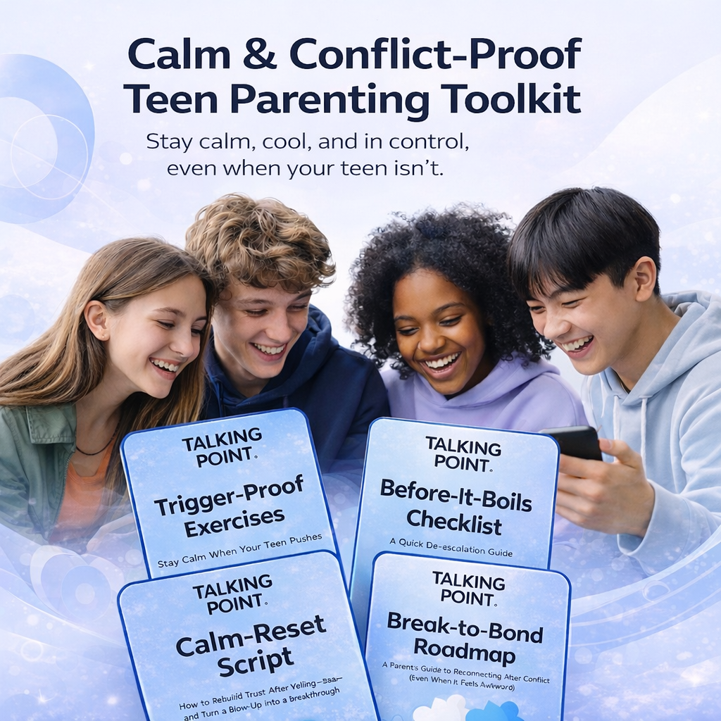 Calm & Conflict-Proof Teen Parenting Toolkit