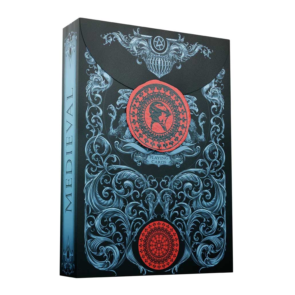 medieval custom playing cards, talking point cards