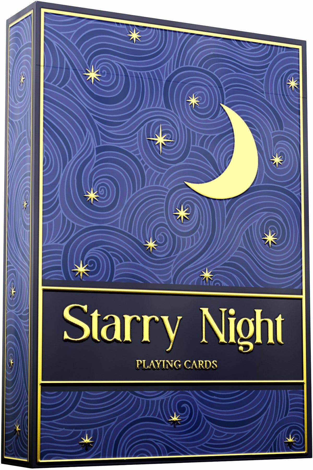 starry night custom playing cards, talking point cards