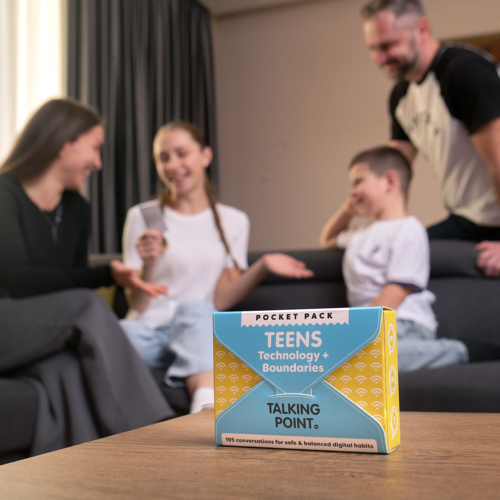pocket packs: teens - technology + boundaries conversation cards, talking point cards