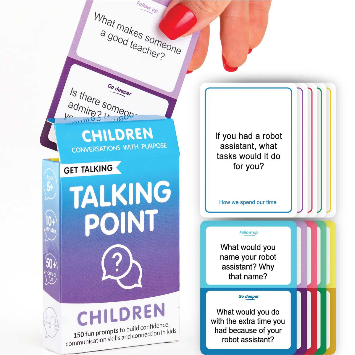 get talking: children conversation cards, talking point cards