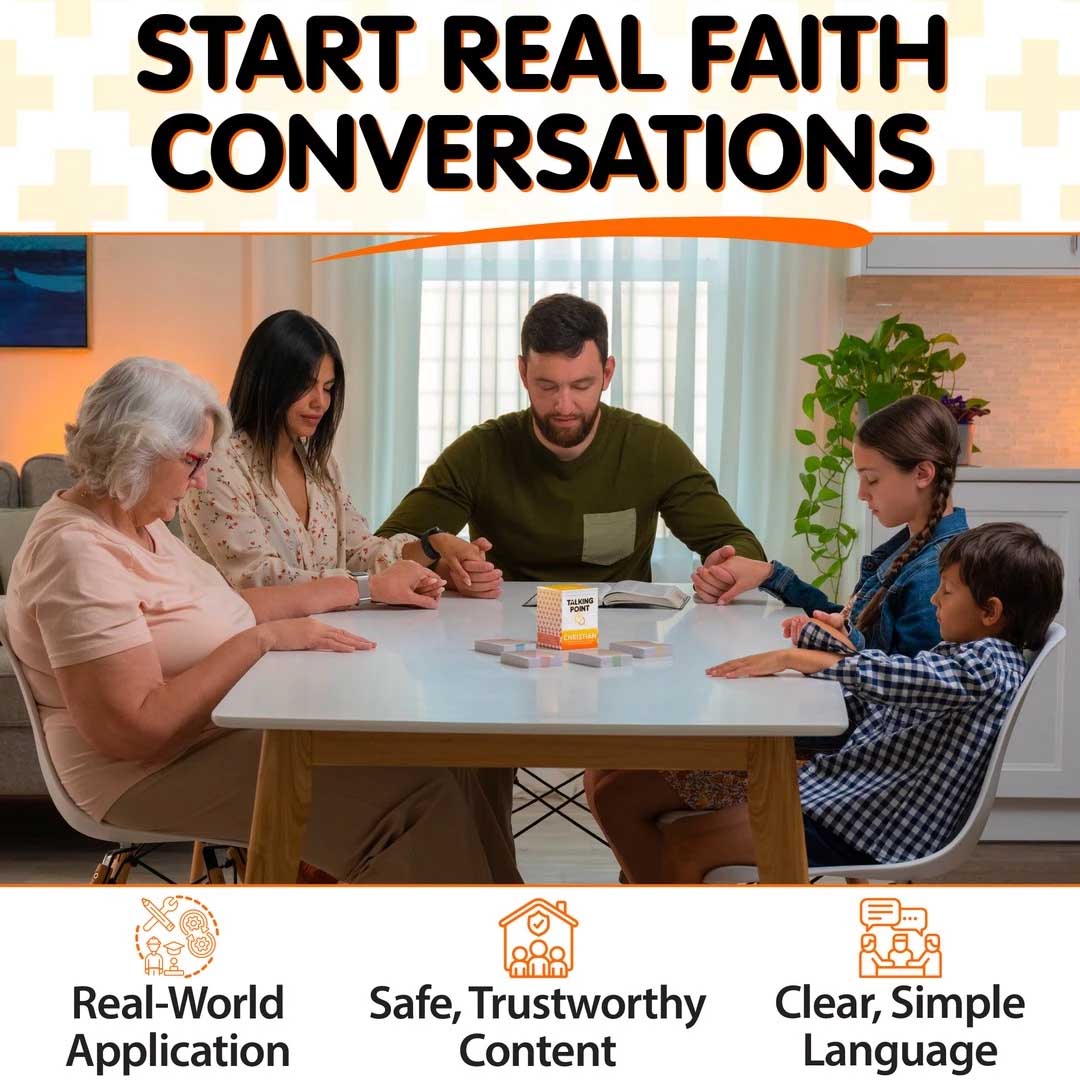 christian pack conversation cards, talking point cards