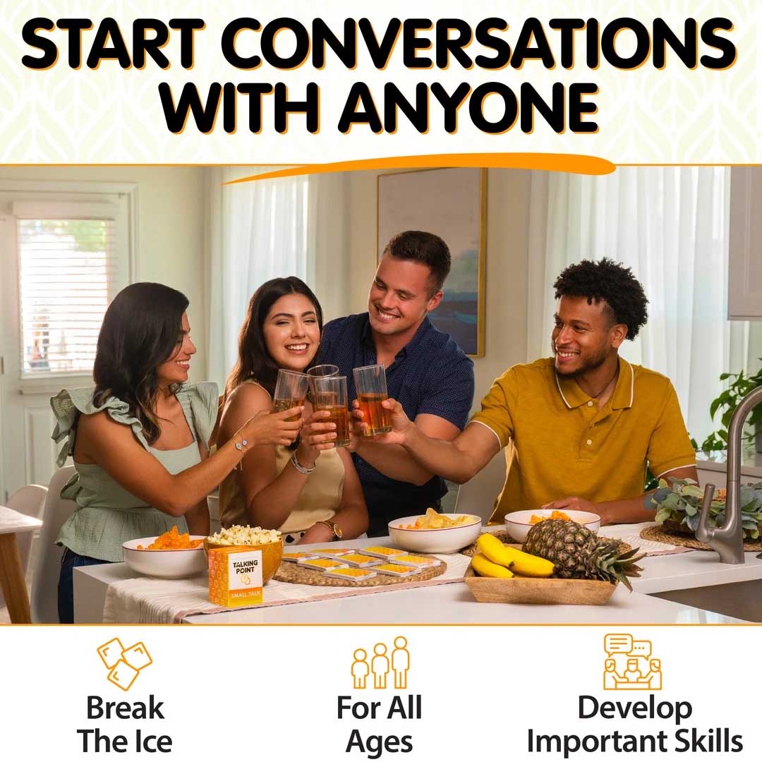 small talk pack conversation cards, talking point cards