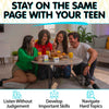 teens pack conversation cards, talking point cards