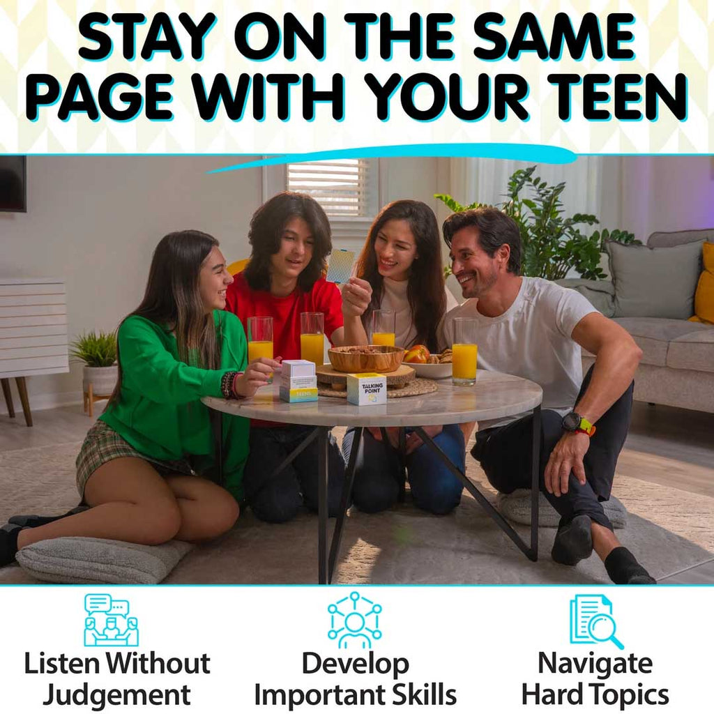 teens pack conversation cards, talking point cards
