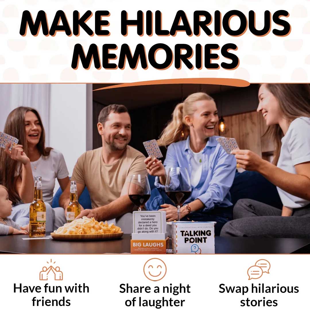 big laughs pack conversation cards, talking point cards