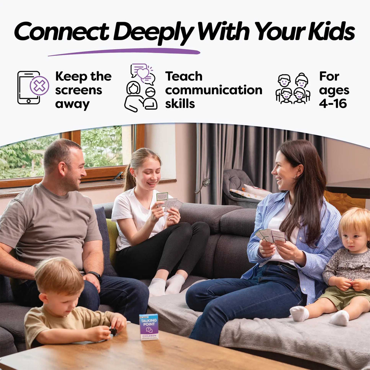 get talking: children conversation cards, talking point cards
