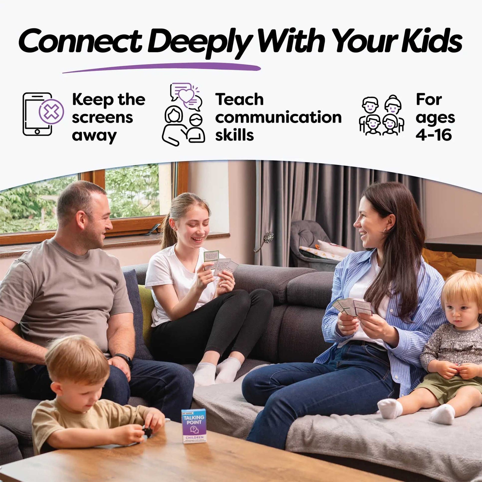 get talking: children conversation cards, talking point cards