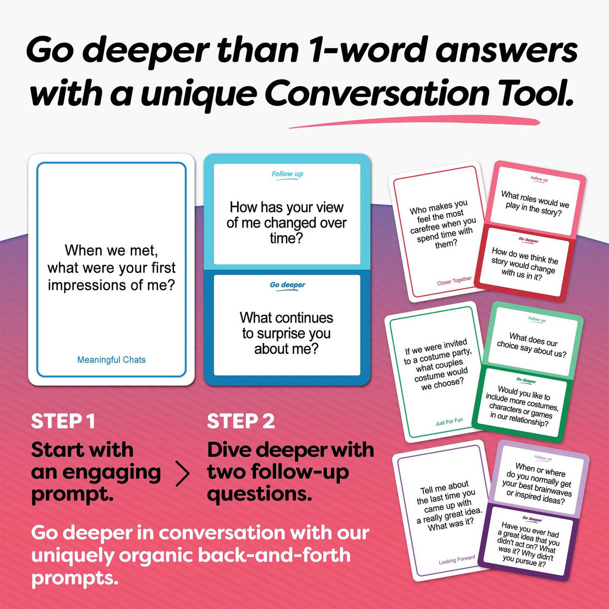 get talking: relationships conversation cards, talking point cards