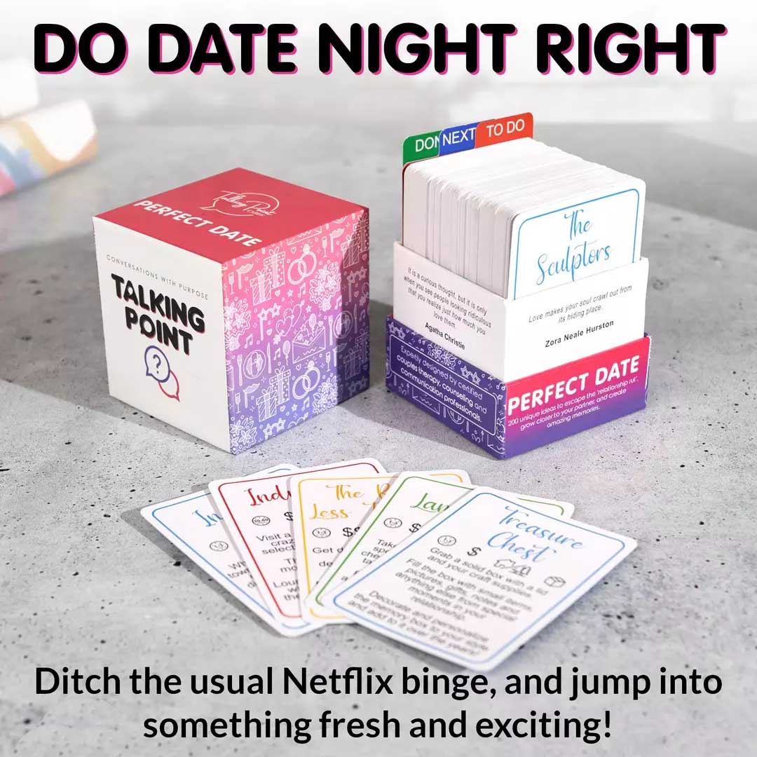 perfect date pack conversation cards, talking point cards