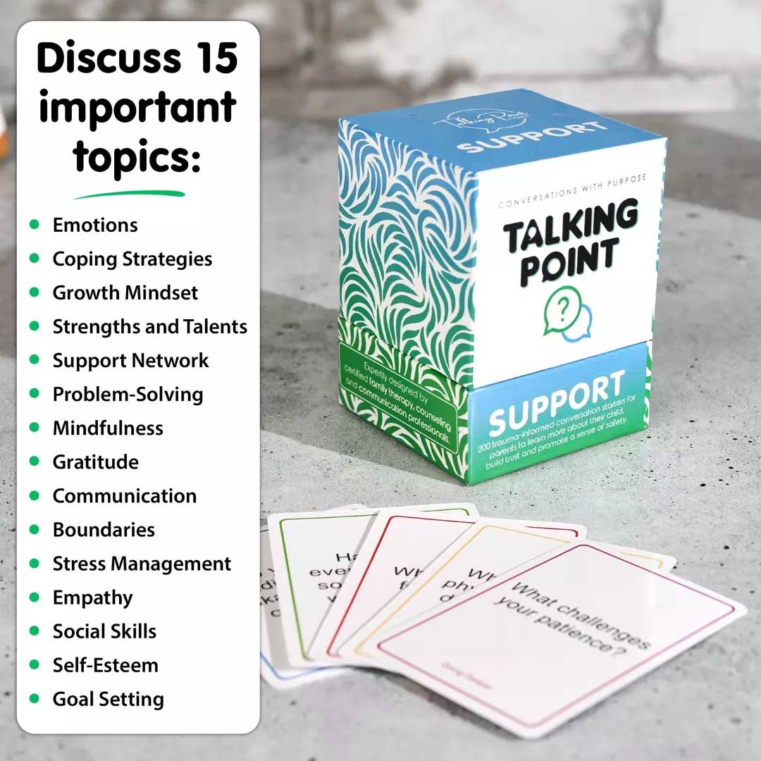 support pack conversation cards, talking point cards