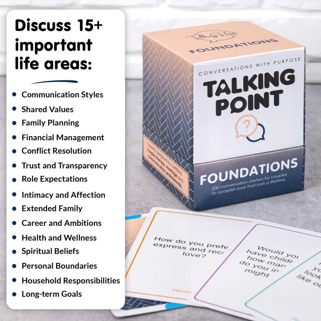 foundations pack conversation cards, talking point cards