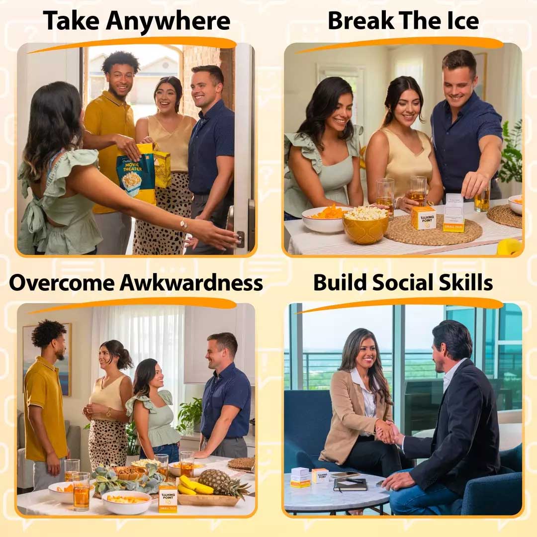 small talk pack conversation cards, talking point cards