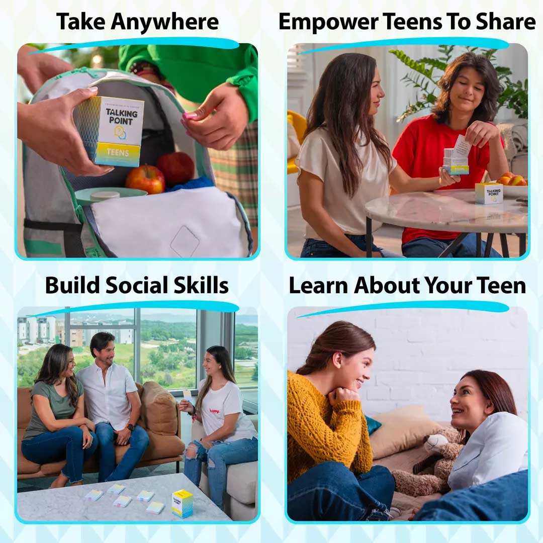 teens pack conversation cards, talking point cards