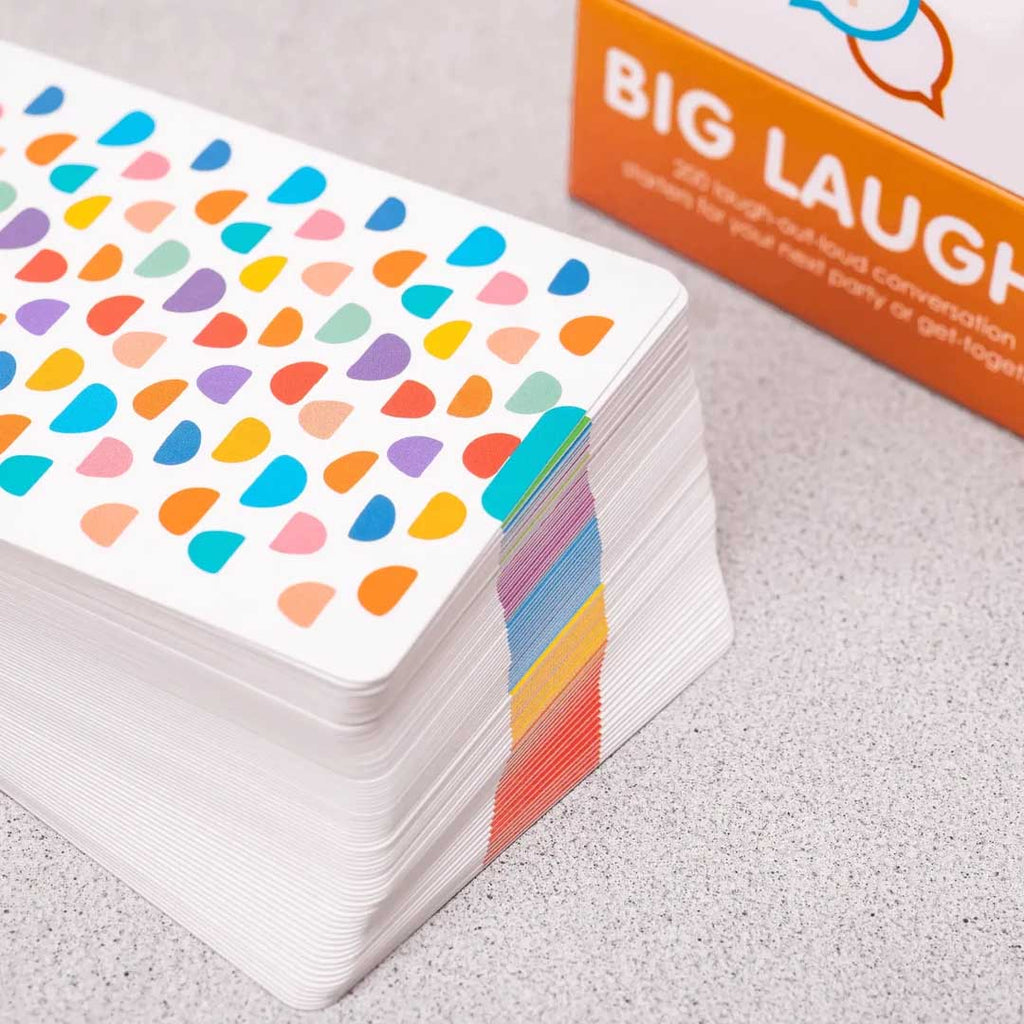 big laughs pack conversation cards, talking point cards