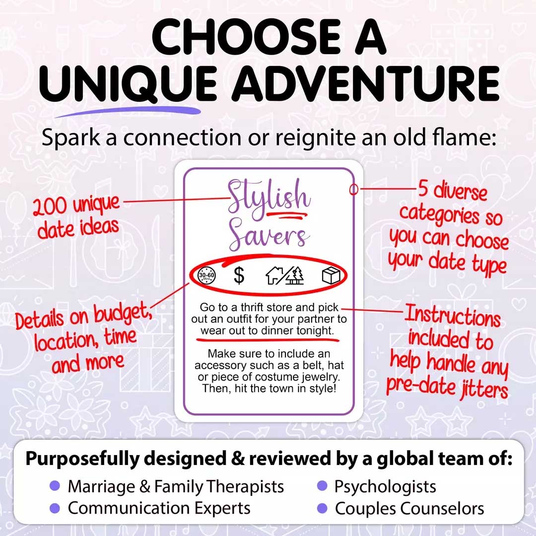 perfect date pack conversation cards, talking point cards