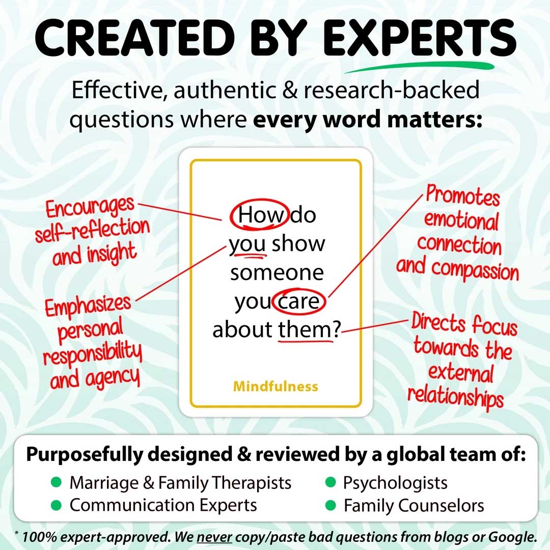support pack conversation cards, talking point cards