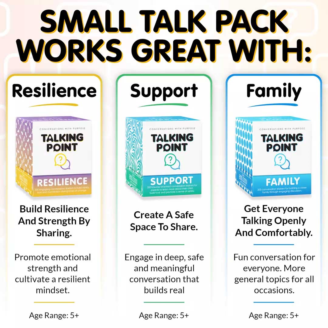 small talk pack conversation cards, talking point cards