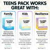 teens pack conversation cards, talking point cards