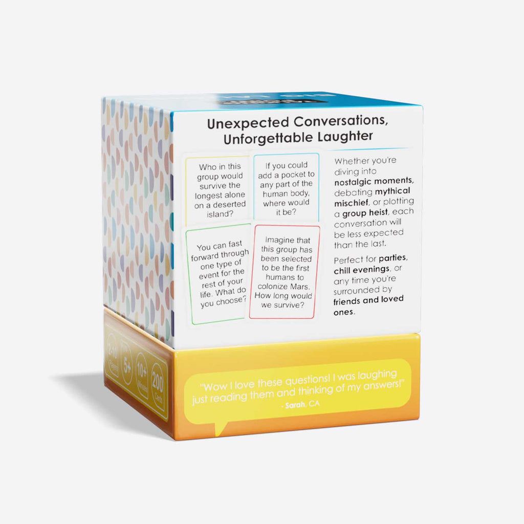 big laughs pack conversation cards, talking point cards