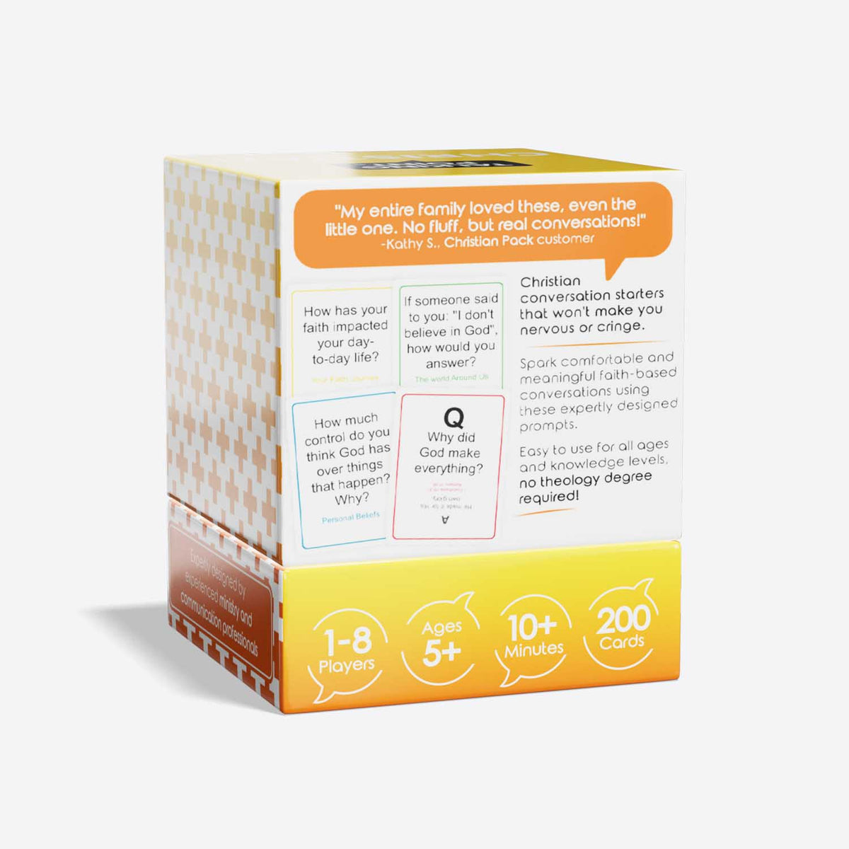 christian pack conversation cards, talking point cards