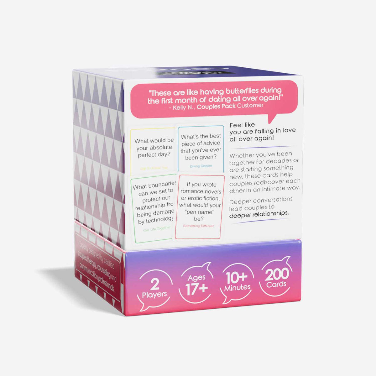 couples pack conversation cards, talking point cards