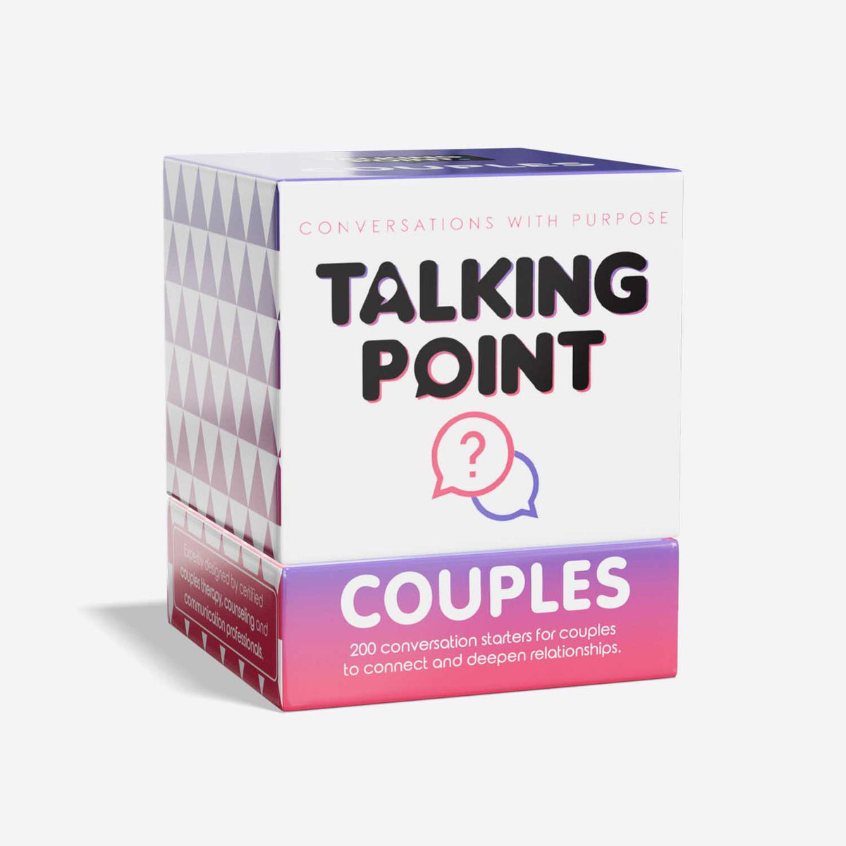 couples pack conversation cards, talking point cards