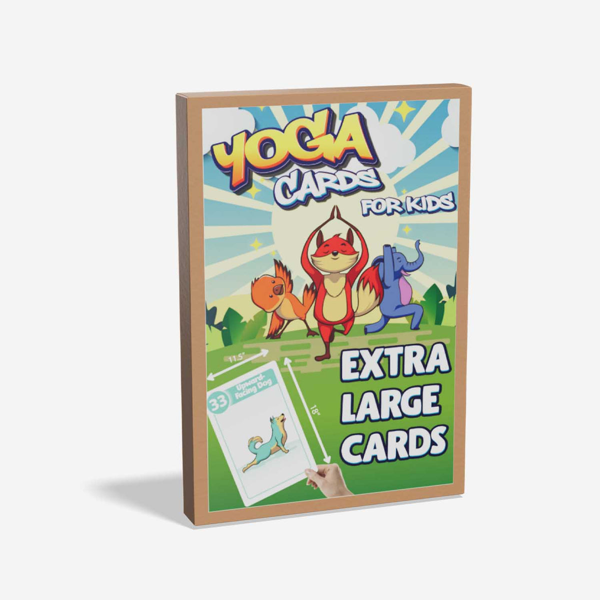 kids yoga cards, talking point cards