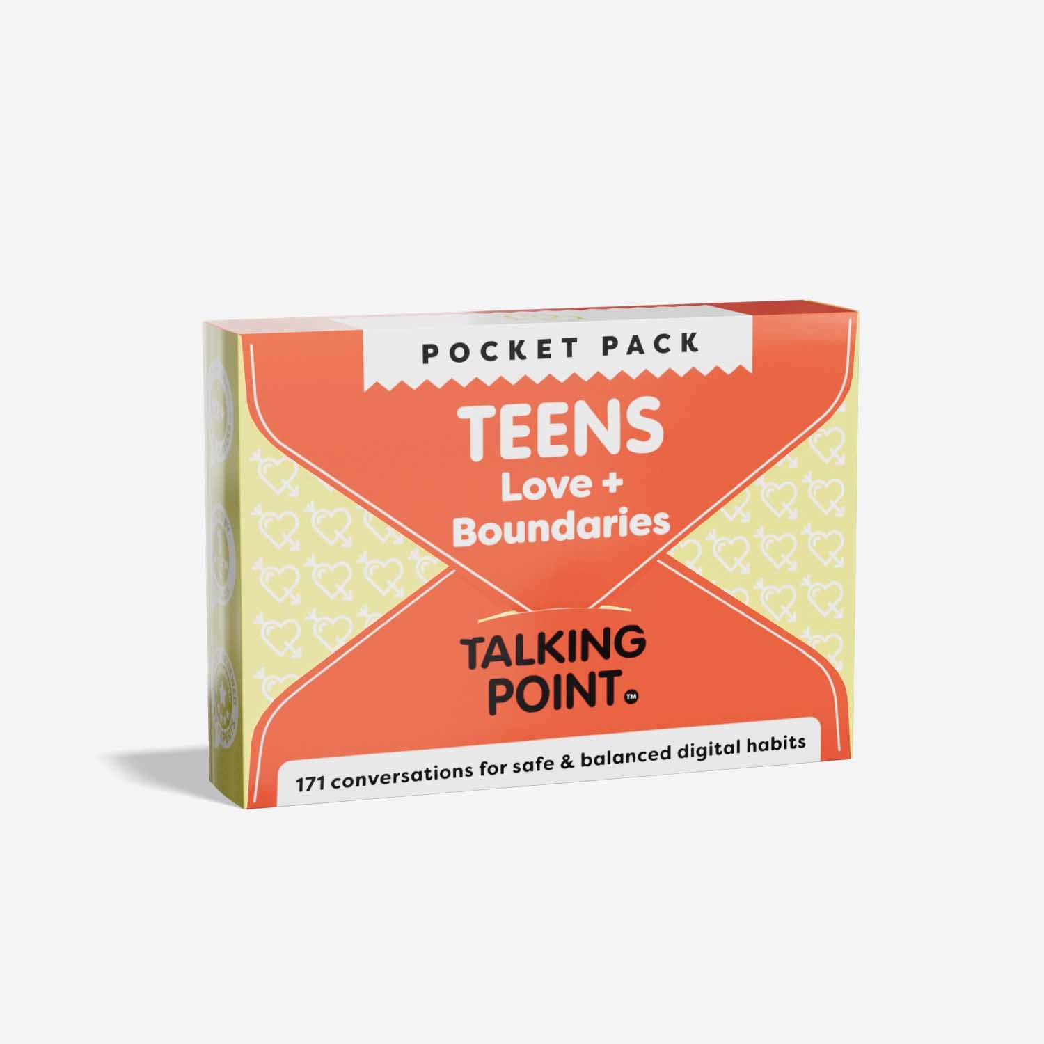 pocket packs: teens - love + boundaries conversation cards, talking point cards