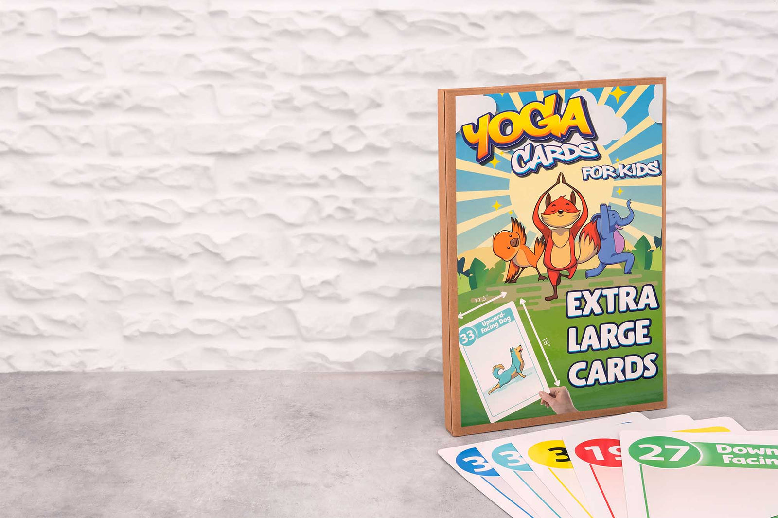 kids yoga cards, talking point cards