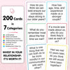 rekindle pack conversation cards, talking point cards