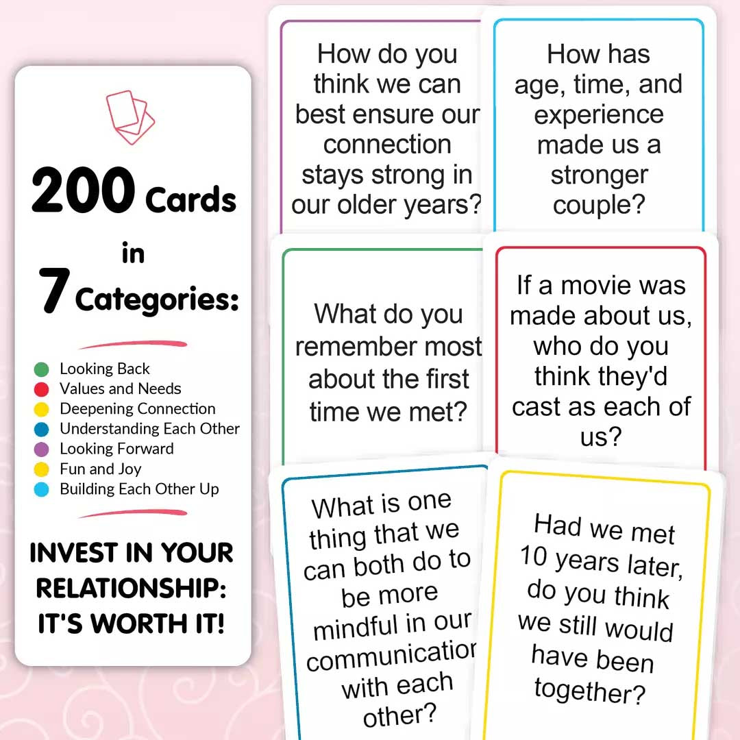 rekindle pack conversation cards, talking point cards