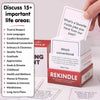 rekindle pack conversation cards, talking point cards