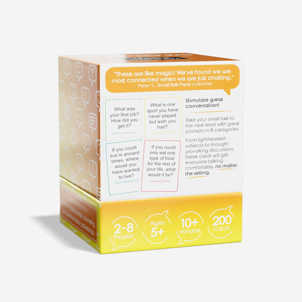 small talk pack conversation cards, talking point cards