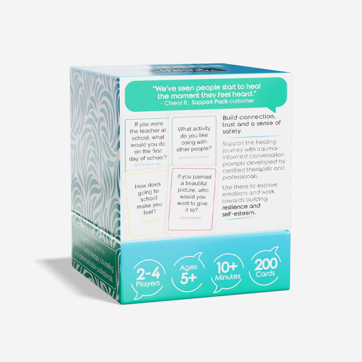 support pack conversation cards, talking point cards