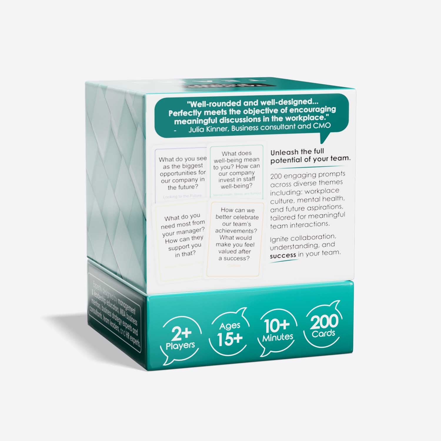 teams pack conversation cards, talking point cards
