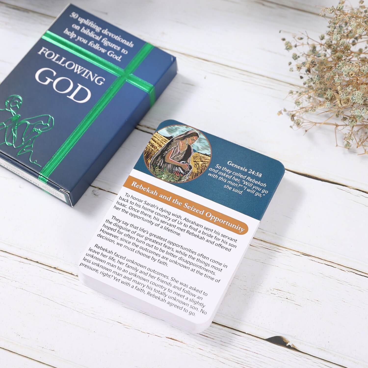 following god devotional, talking point cards