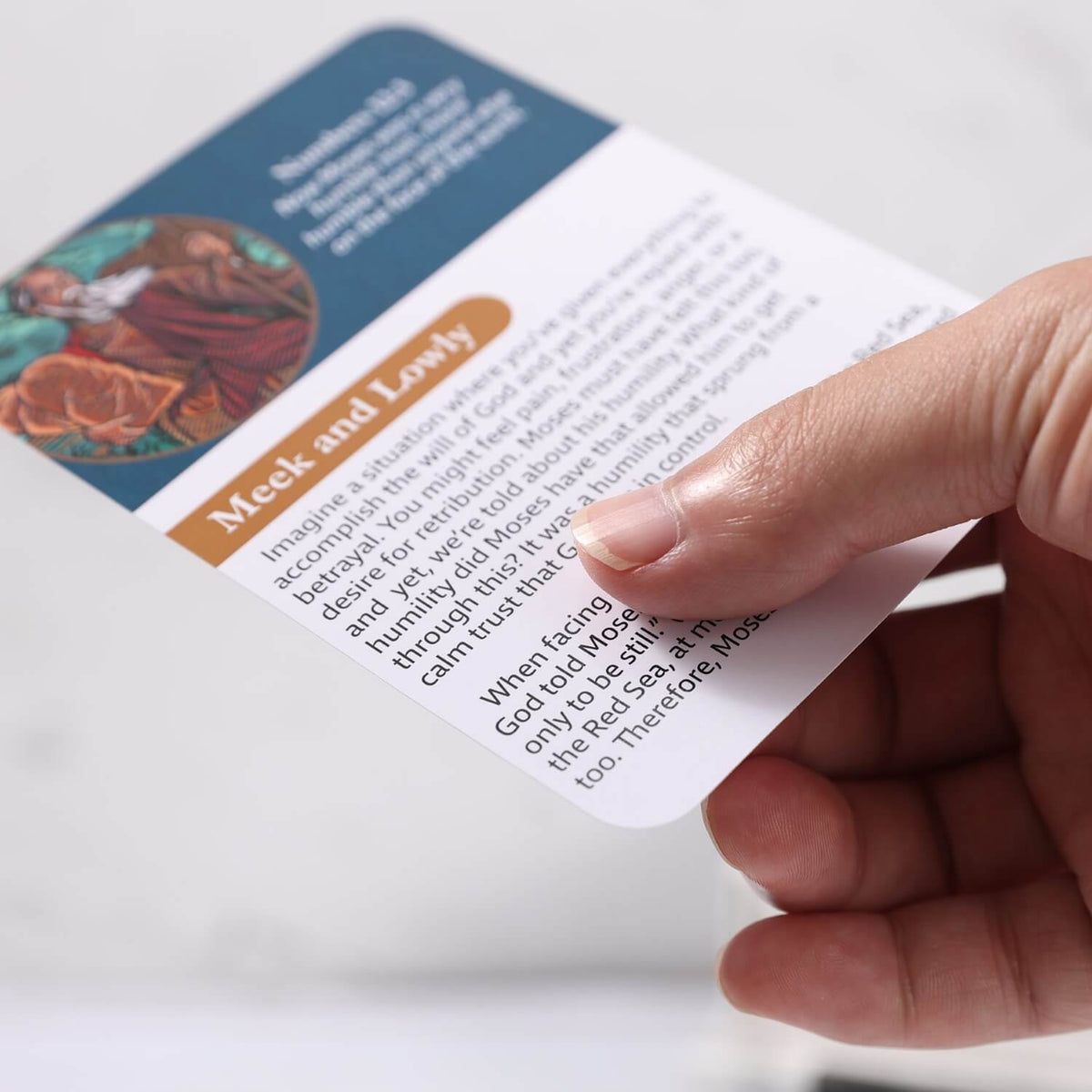 following god devotional, talking point cards
