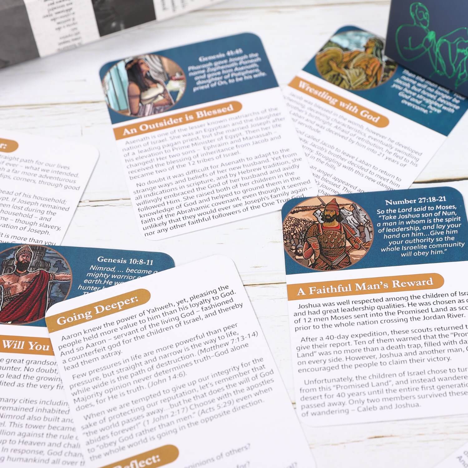 following god devotional, talking point cards