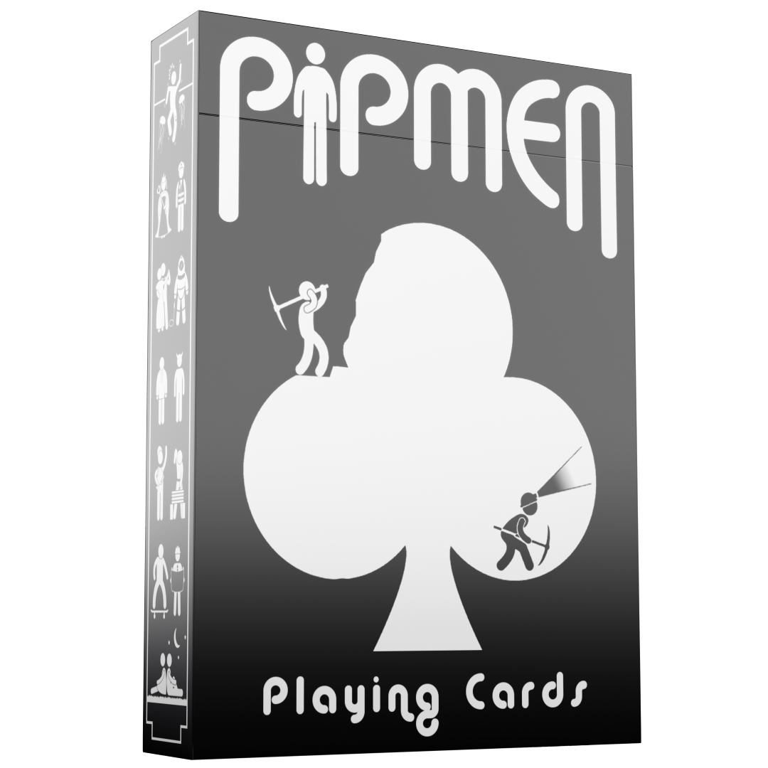 pipmen custom playing cards, talking point cards